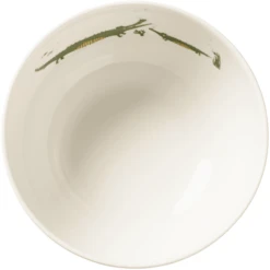 ASA Selection Croco 5-delig Kinderservies Wit Glanzend -Kleintje Luxe asa selection croco 5 delig kinderservies wit glanzend a408278 3