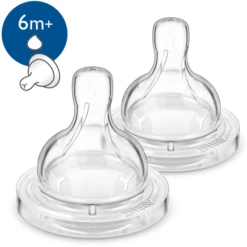 PHILIPS AVENT AVENT/PHILIPS Speen Voor Dikke Voeding - BPA-vrij -Kleintje Luxe avent philips speen voor dikke voeding bpa vrij a042436 3