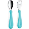 BabyJem RVS Vork En Lepel Turquoise