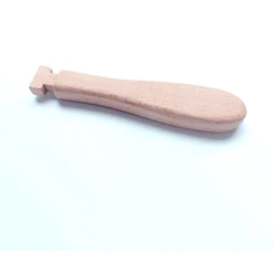 BabyJem Siliconenlepel Met Houten Handvat, Naturel -Kleintje Luxe babyjem siliconenlepel met houten handvat naturel a375305 3