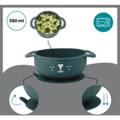 Babymoov Pannenset FIRST 'ISY Dog Gemaakt Van Siliconen -Kleintje Luxe babymoov pannenset first isy dog gemaakt van siliconen a367431 3