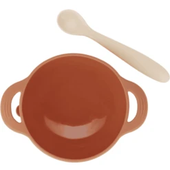 Babymoov TAST'ISY Eetset Fox Met Siliconen Eetbakje En Lepel -Kleintje Luxe babymoov tastisy eetset fox met siliconen eetbakje en lepel a367423 3