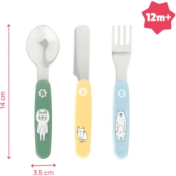 Badabulle Kinderbestek Set 3 Stuks -Kleintje Luxe badabulle kinderbestek set 3 stuks a327130 2