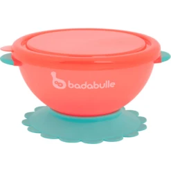 Badabulle Kleurrijke Papkommen Met Deksel En Zuignap -Kleintje Luxe badabulle kleurrijke papkommen met deksel en zuignap a318425 2