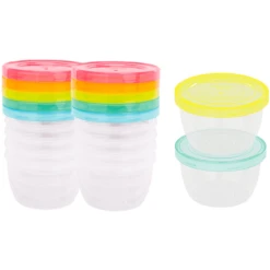 Badabulle Opbergbakje Badabowls Set Van 12, Elk Met 250 Ml Inhoud -Kleintje Luxe badabulle opbergbakje badabowls set van 12 elk met 250 ml inhoud a367292 3