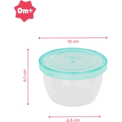 Badabulle Opbergbakje Badabowls Set Van 12, Elk Met 250 Ml Inhoud -Kleintje Luxe badabulle opbergbakje badabowls set van 12 elk met 250 ml inhoud a367292 4