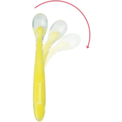 Badabulle Siliconen Lepel Set Van -Kleintje Luxe badabulle siliconen lepel set van a327666 2