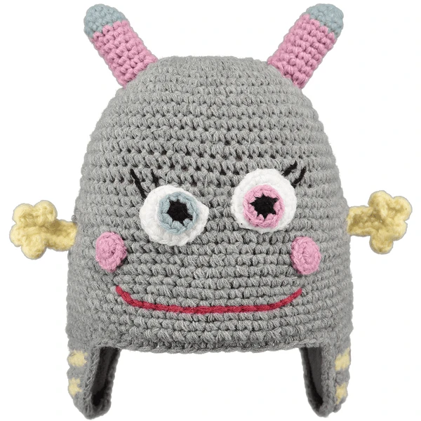 BARTS Beanie Monster Heather Grijs 3 BARTS Beanie Monster Heather Grijs - Afbeelding 3