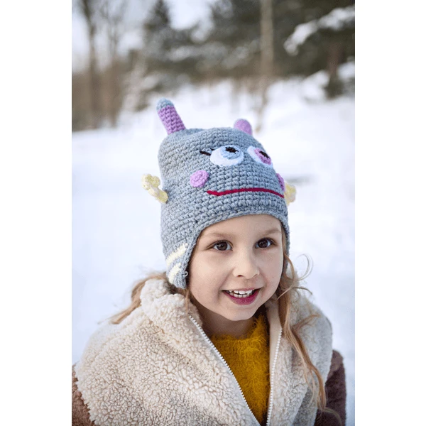 BARTS Beanie Monster Heather Grijs 4 BARTS Beanie Monster Heather Grijs - Afbeelding 4