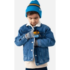 BARTS Poppenspeler Handschoenen Heather Grijs -Kleintje Luxe barts poppenspeler handschoenen heather grijs a350576 3