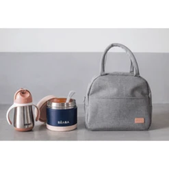 BEABA Maaltijdtassenset On-the-go - Antiek Roze -Kleintje Luxe beaba maaltijdtassenset on the go antiek roze a364032 2