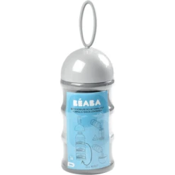BEABA Poedermelk Doseerdoos 3 Stapelbare Compartimenten 270ml Grijs -Kleintje Luxe beaba poedermelk doseerdoos 3 stapelbare compartimenten 270ml grijs a303158 3