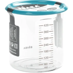 BEABA Portiehouder Tritan Blauw 420 Ml -Kleintje Luxe beaba portiehouder tritan blauw 420 ml a303205 2