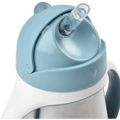 BEABA Rietjesbeker Roestvrij Staal 250 Ml In Lichtblauw -Kleintje Luxe beaba rietjesbeker roestvrij staal 250 ml in lichtblauw a302049 3