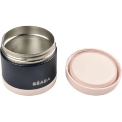 BEABA Roestvrijstalen Portiebeker 500 Ml In Baltisch Lichtroze/nachtblauw -Kleintje Luxe beaba roestvrijstalen portiebeker 500 ml in baltisch lichtroze nachtblauw a305834 2