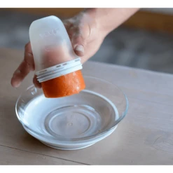 BEABA Serveerverpakking Set Van 3 Siliconen 200ml (Jungle) -Kleintje Luxe beaba serveerverpakking set van 3 siliconen 200ml jungle a302094 4