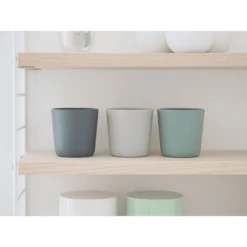 BEABA ® Set Van 3 Siliconenbekers, Grijs/ Saliegroen/ Velvet Grijs -Kleintje Luxe beaba set van 3 siliconenbekers grijs saliegroen velvet grijs a392955 4