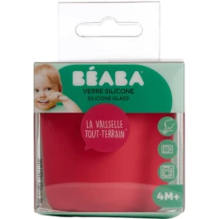 BEABA Siliconen Beker In Roze -Kleintje Luxe beaba siliconen beker in roze a305981 4