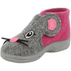 Beck Pantoffels Kleine Muis Roze -Kleintje Luxe beck pantoffels kleine muis roze a327739 2