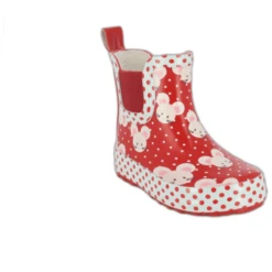 Beck Rubber Laarzen Kleine Muis Rood -Kleintje Luxe beck rubber laarzen kleine muis rood a314917 2