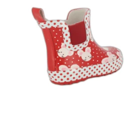 Beck Rubber Laarzen Kleine Muis Rood -Kleintje Luxe beck rubber laarzen kleine muis rood a314917 4