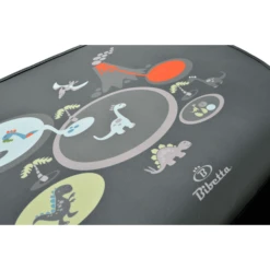 Bibetta Vierkant Set Neopreen Met Zakje Dinosaurus -Kleintje Luxe bibetta vierkant set neopreen met zakje dinosaurus a335503 3