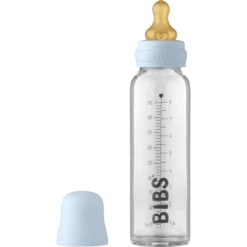 BIBS Babyflessen Compleet Set 225 Ml, Baby Blauw