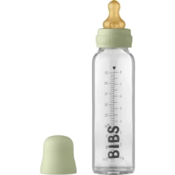BIBS Babyflessen Compleet Set 225 Ml, Salie -Kleintje Luxe bibs babyflessen compleet set 225 ml salie a349672 3
