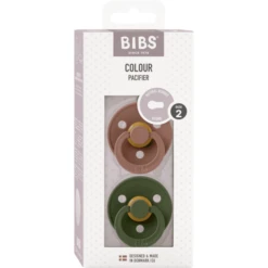 BIBS® Dummy Colour Woodchuck/Hunter Green 6-18 Maanden, 2 Stuks. -Kleintje Luxe bibs dummy colour woodchuck hunter green 6 18 maanden 2 stuks a395051 2