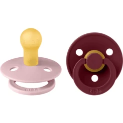 BIBS Dummy's Colour Plum En Vlierbes 0-6 Maanden, 2 Stuks.