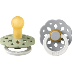 BIBS Fopspeen Boheme 0-6 Maanden, Sage & Cloud Night Glow 8 BIBS Fopspeen Boheme 0-6 Maanden, Sage & Cloud Night Glow -Kleintje Luxe bibs fopspeen boheme 0 6 maanden sage cloud night glow a353780 3