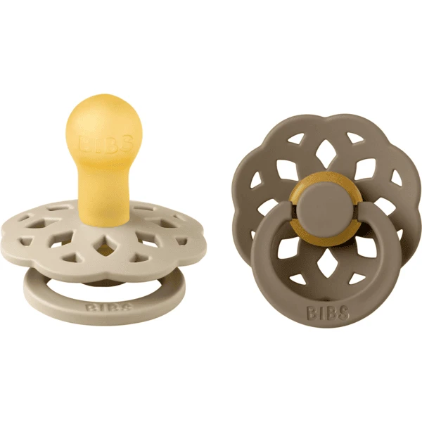 BIBS Fopspeen Boheme 0-6 Maanden Vanille / Donkere Eik 1 BIBS Fopspeen Boheme 0-6 Maanden Vanille / Donkere Eik
