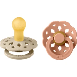 BIBS Fopspeen Boheme 0-6 Maanden Vanille / Peach