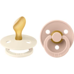BIBS® Fopspeen Colour Anatomische Speen Ivoor & Blush 6-18 Maanden, 2st. -Kleintje Luxe bibs fopspeen colour anatomische speen ivoor amp blush 6 18 maanden 2st a390029 2