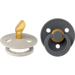 BIBS® Fopspeen Colour Anatomische Speen Sand & IJzer 0-6 Maanden, 2 Stuks. -Kleintje Luxe bibs fopspeen colour anatomische speen sand amp ijzer 0 6 maanden 2 stuks a389989 2