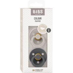 BIBS® Fopspeen Colour Anatomische Speen Sand & IJzer 0-6 Maanden, 2 Stuks. -Kleintje Luxe bibs fopspeen colour anatomische speen sand amp ijzer 0 6 maanden 2 stuks a389989 3