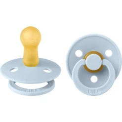 BIBS® Fopspeen Colour Baby Blauw/Baby Blauw 6-18 Maanden, 2 Stuks. -Kleintje Luxe bibs fopspeen colour baby blauw baby blauw 6 18 maanden 2 stuks a395060 3