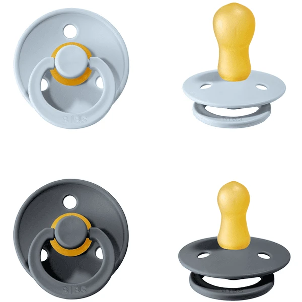 BIBS Fopspeen Colour Baby Blauw / IJzer 0-6 Maanden, 4 St. 3 BIBS Fopspeen Colour Baby Blauw / IJzer 0-6 Maanden, 4 St. - Afbeelding 3