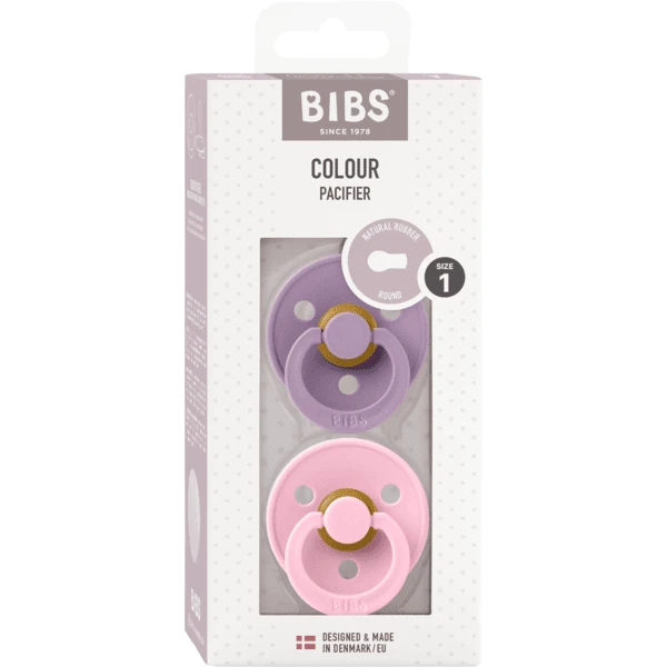 BIBS® Fopspeen Colour Baby Roze/Lavendel 0-6 Maanden, 2 Stuks. 3 BIBS® Fopspeen Colour Baby Roze/Lavendel 0-6 Maanden, 2 Stuks. - Afbeelding 3