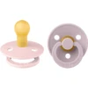 BIBS® Fopspeen Colour Blossom & Dusky Lilac 0-6 Maanden, 2 Stuks.