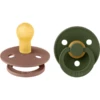 BIBS® Fopspeen Colour Bosbok/Hunter Green 0-6 Maanden, 2 Stuks.