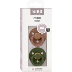 BIBS® Fopspeen Colour Bosbok/Hunter Green 0-6 Maanden, 2 Stuks. -Kleintje Luxe bibs fopspeen colour bosbok hunter green 0 6 maanden 2 stuks a394485 2