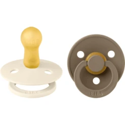 BIBS® Fopspeen Colour Donkere Eik & Ivoor 6-18 Maanden, 2 St.