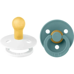 BIBS® Fopspeen Colour Island Zee & White 0-6 Maanden, 2 St.