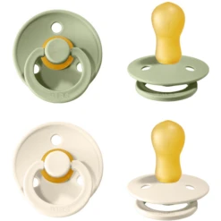 BIBS Fopspeen Colour Ivoor/Sage 0-6 Maanden, 4 St. -Kleintje Luxe bibs fopspeen colour ivoor sage 0 6 maanden 4 st a320976 2