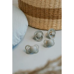 BIBS Fopspeen Colour Ivoor/Sage 0-6 Maanden, 4 St. -Kleintje Luxe bibs fopspeen colour ivoor sage 0 6 maanden 4 st a320976 4