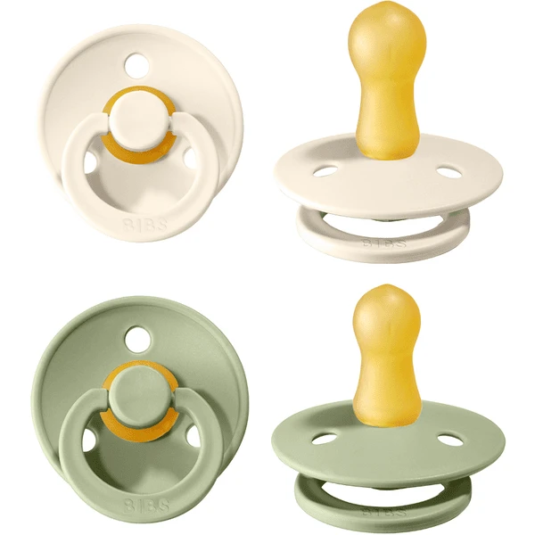 BIBS Fopspeen Colour Ivoor/Sage 6-18 Maanden, 4 St. 3 BIBS Fopspeen Colour Ivoor/Sage 6-18 Maanden, 4 St. - Afbeelding 3