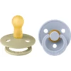 BIBS® Fopspeen Colour Khaki & Dusty Blauw 6-18 Maanden, 2 Stuks.