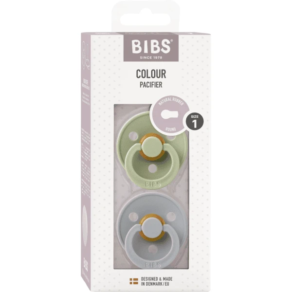 BIBS® Fopspeen Colour Sage/Cloud 0-6 Maanden, 2 Stuks. 3 BIBS® Fopspeen Colour Sage/Cloud 0-6 Maanden, 2 Stuks. - Afbeelding 3