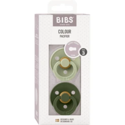 BIBS® Fopspeen Colour Sage/Hunter Green 18+ Maanden, 2 Stuks. -Kleintje Luxe bibs fopspeen colour sage hunter green 18 maanden 2 stuks a395069 2